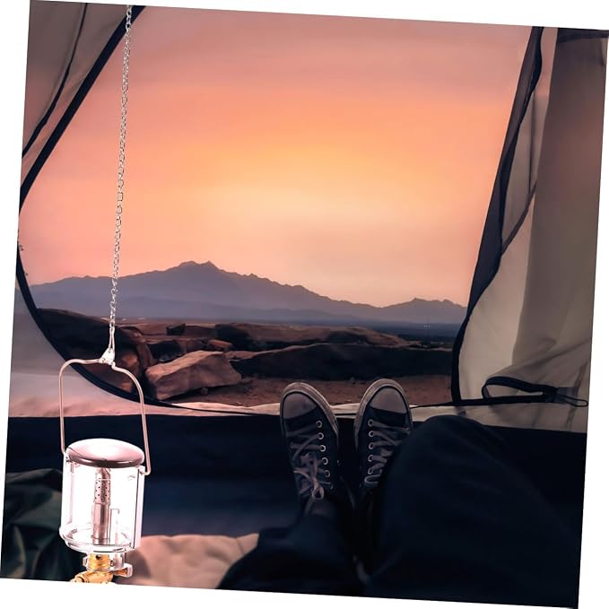 Milisten Gas Camping Lamp Warm Light Portable Outdoor Lantern for Tents Waterproof Camping Lighting Tool
