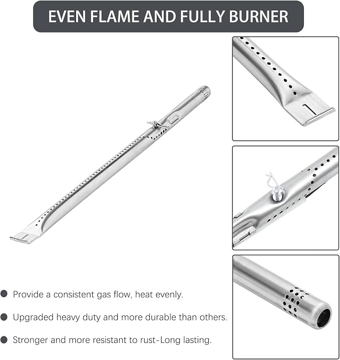Charbrofire 463347518 463347519 Grill Replacement Parts for Charbroil Grill Grates Heat Plates 5 Burner 4633730139 463373319 463335517 463342119 G470-5200-W1 G470-0004-W1A G321-4C00-W1