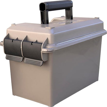MTM AC50C-72 Ammo Can, 50-Caliber, Heavy-Duty Dual Latching System, Rugged Polypropylene Plastic, O-Ring Seal System, Water Resistant, Bulk Ammo Storage, USA Made, Dark Earth