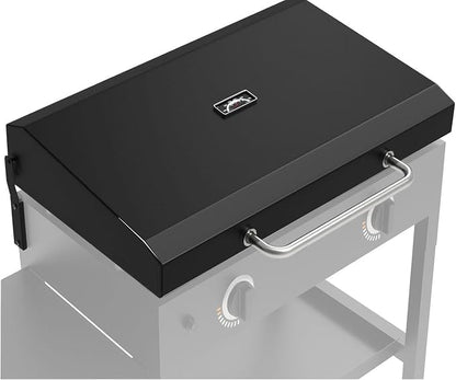Upgrade Hinged Lid for Blackstone 28 Inch Griddle 2 Burner Griddle Grill | for Blackstone 1517 1605 1853 1856 1839 1883 1924 2145, Hard Griddle Cover for Blackstone 28" Griddle