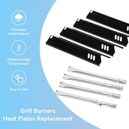 GR2215120-OG-00 Grill Replacement Parts for Outdoor Gourmet 4 Burner GR2215101-OG-00 FSOGBG1106 Gas Grill, Burner & Heat Plates Shield Tents for Outdoor Gourmet UFHP2 GR2215120-og-00 Grill Parts Kits