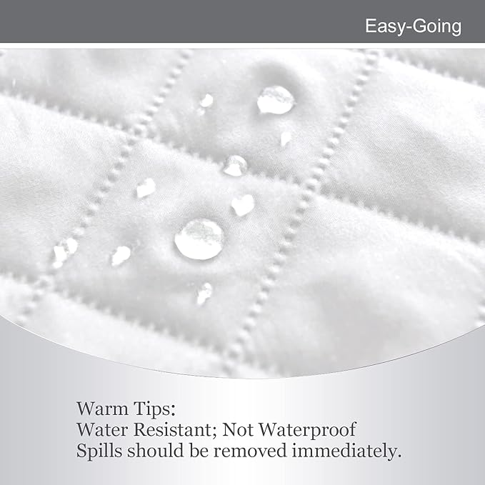 Easy-Going Reversible Couch Cover, Oversized Chair, White/White | Machine Washable Slipcover For Dogs, Water Resistant Furniture Mat For Living Room, Non-Slip Sofa Cover, Pet Friendly