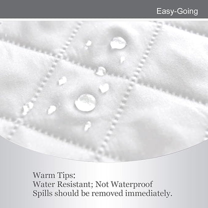 Easy-Going Reversible Couch Cover, Oversized Chair, White/White | Machine Washable Slipcover For Dogs, Water Resistant Furniture Mat For Living Room, Non-Slip Sofa Cover, Pet Friendly