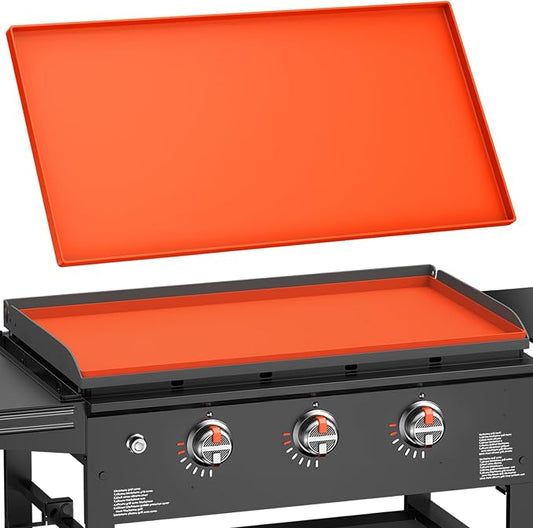28" XL Silicone Griddle Mat Cover for Blackstone, Heavy Duty Silicone Cover, All Year Round Griddle Top Protective Mat for Black Stone Accessories