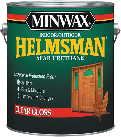 Minwax Helmsman Indoor/Outdoor Spar Urethane, 1 Gallon, Gloss