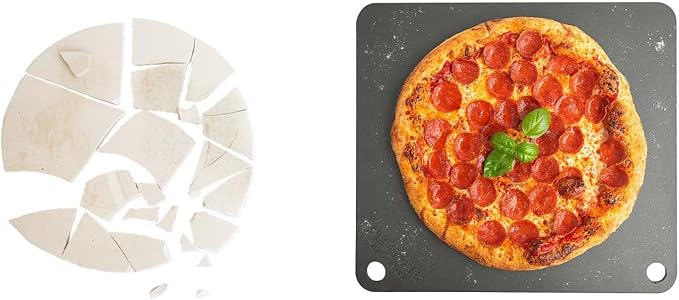 NerdChef Steel Stone - High-Performance Baking Surface for Pizza .50" Thick - Ultimate