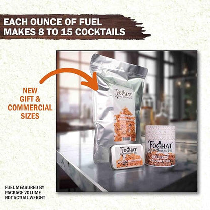 Cocktail Smoker Wood Chips - 4oz Bourbon Resurrection Shavings for Smoker, Whiskey & Drink Infuser Kit - Culinary Wood Smoking Chips for Hand Held Food Smoke Gun & Bourbon Drink Glass Smokers