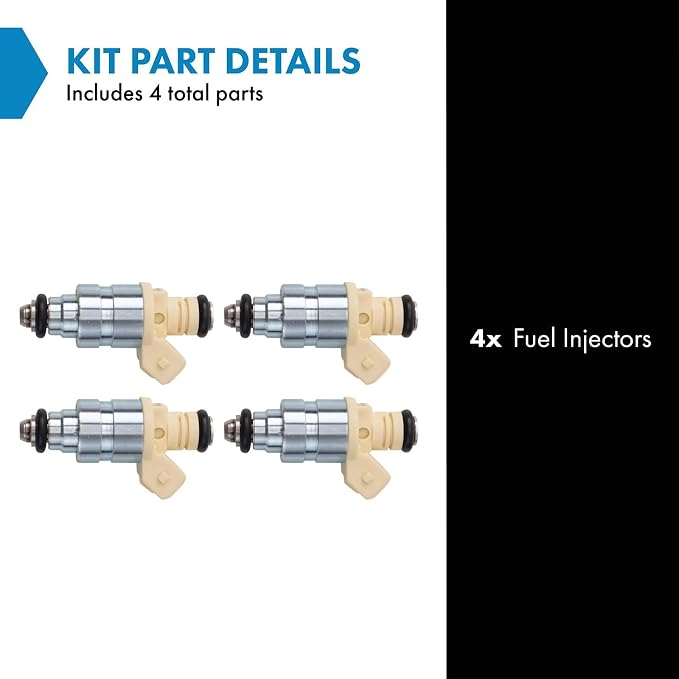 TRQ Fuel Injector Set | For 2002-2008 Mini Cooper