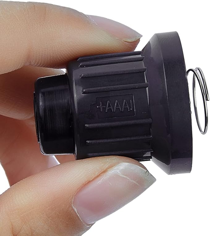 A.I.FORCE 2Pcs AAA Battery Igniter Caps, Ignitor Push Button with Springs and mounting Thread, Ignition Caps Replacement for Gas Fire Pit, BBQ, Grill, Barbecue Spark Generator