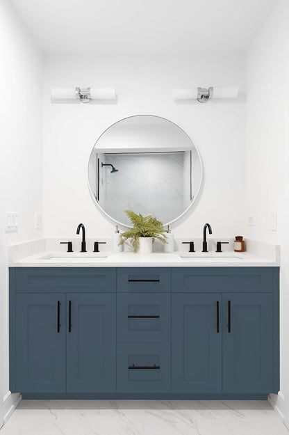 Beyond Paint All-in-One Refinishing Paint, No Sanding, Matte Finish for Cabinets, Countertops, Furniture and Doors, 1 Pint, Deep Blue