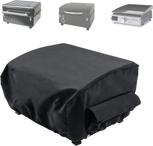 Grill Cover for Traeger Ranger & Scout Series BAC475, Waterproof Portable Griddle Cover for Blackstone 17" Griddle Series, 600D Portable Full-Length Grill Cover for Ranger Wood Pellet Grill