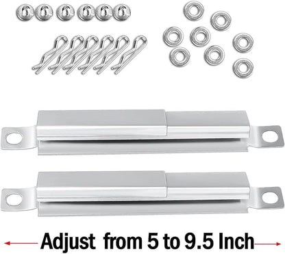 Hisencn 4 Pack 304 Stainless Steel Carryover Tubes - Universal Gas Grill Crossover Tube Replacement for Charbroil, Nexgrill 5-Burner & Most 4-5 Burner Grills