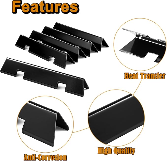 Spirit E-210 Grill Replacement Parts for Weber Spirit Grill Parts Spirit E210 210 S210 Spirit II E-210 II E210 Spirit 2 E210 E-210 GS4 Spirit 200 Series 7635 Flavorizer Bars 68949 Burner Tube Kit