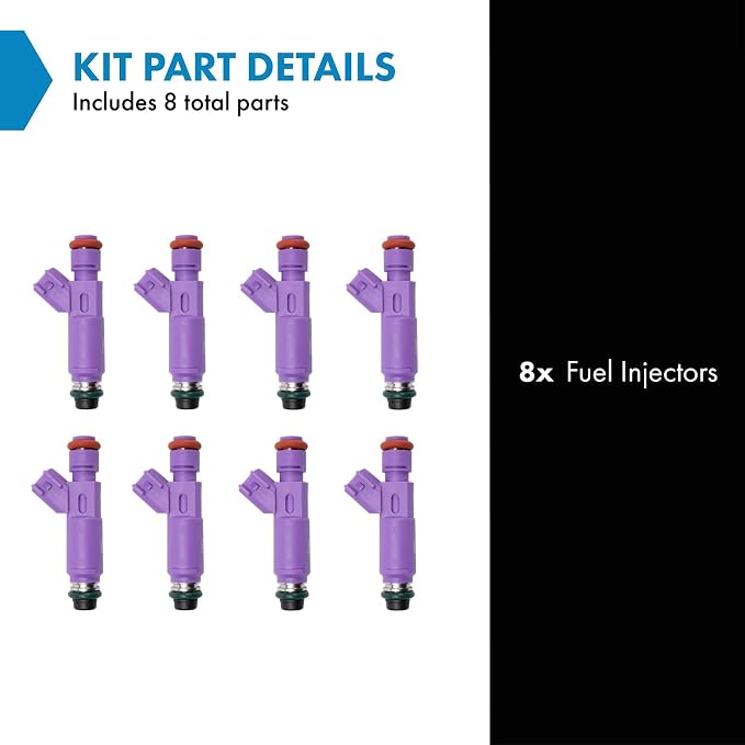 TRQ Fuel Injector Set | For 2009-2010 Ford F-150 Mustang