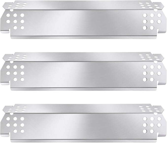 Criditpid Grill Heat Plate Replacement Parts for Home Depot Nexgrill 720-0925S 720-0864 720-0864M, Stainless Steel Grill Heat Tent, Flame Tamer for BBQ PRO 3 Burner 122.20148511, Members Mark 720-0839