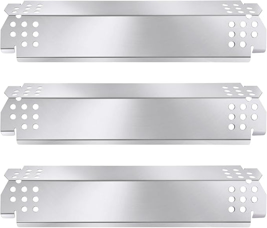 Criditpid Grill Heat Plate Replacement Parts for Home Depot Nexgrill 720-0925S 720-0864 720-0864M, Stainless Steel Grill Heat Tent, Flame Tamer for BBQ PRO 3 Burner 122.20148511, Members Mark 720-0839