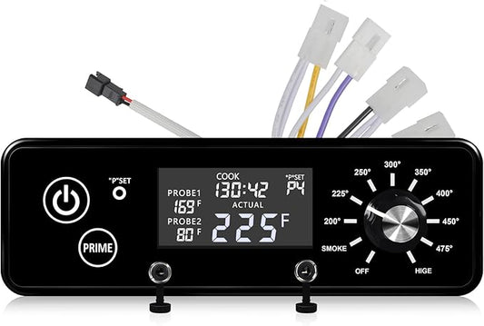 AC03P9 PB1100PS1 Control Board, Compatible with Pit Boss 1100PS1, PB820, Pro 1100, 550 Navigator, PB440D2, PB1150G, PB850G and PB550G Wood Pellet Grill/Smoker, Control Panel with LCD Display