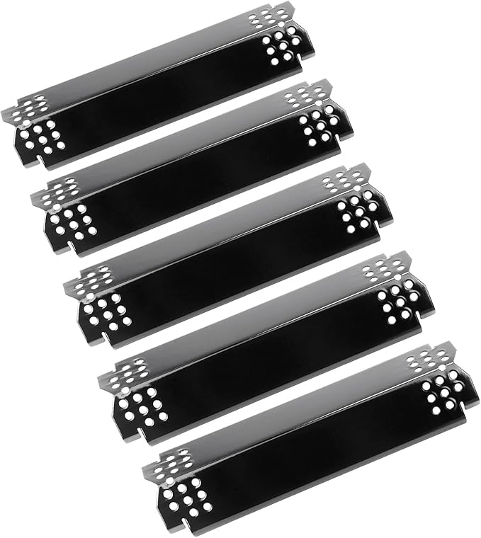 Grill Heat Plates Replacement Parts for Nexgrill, Porcelain Steel Heat Tents for Home Depot Nexgrill 5 Burner Gas Grill, 14.6" Flame Cover Replacement Parts for Nexgrill 720-0888