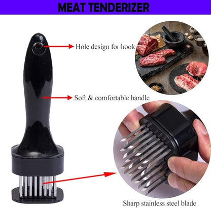 Meat Tenderizer for Tenderizing with 24 Stainless Steel Blades Cooking Machine for Your Kitchen