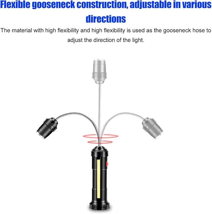 Magnetic BBQ Light Heat Light for Outdoor Cooking with Flexible Gooseneck