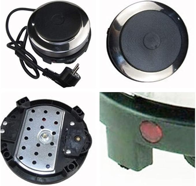 Mini Electric Stovetop for Espresso Maker Moka Pot Tea Pot & Cooking Stove for Camping, Dorm, RV