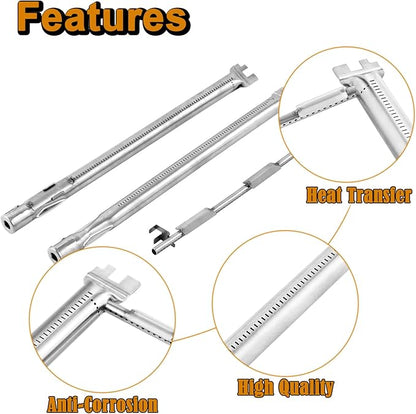Spirit E-210 Grill Replacement Parts for Weber Spirit 200 Series Grill Parts Spirit E210 S210 210 Spirit II E-210 Spirit 2 E210 46110001 44010001 2 Burner 7635 Flavorizer Bars 68949 Burner Tube Kit