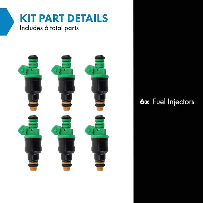 TRQ Fuel Injector Set | For 1998-2000 Ford Ranger 1998-1999 Mazda B3000