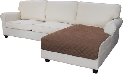 Easy-Going Sectional Couch Covers for Dogs L Shape Sofa Cover Reversible Sofa Slipcover Chaise Lounge Cover Furniture Protector Cover for Pets Dog Cat (42 x 52 inches, Brown/Brown) | Soft Sofa Slipcover For Dogs, Fits Left/Right Chaise Lounge Protector...