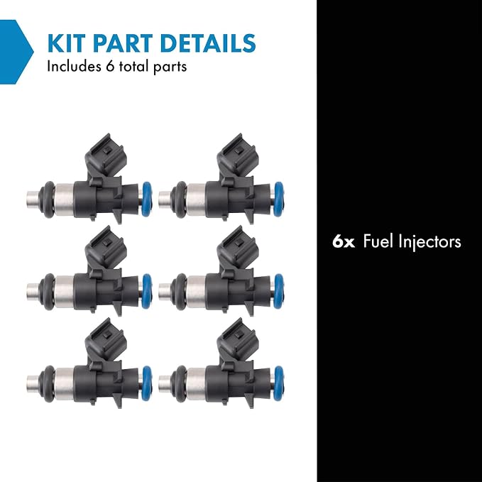 TRQ Fuel Injector Set | For 2014-2017 Jeep Cherokee