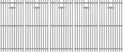 19-1/4" Stainless Steel 5 Cooking Grates Replacement Parts for Bull Angus 40" Grill 57568 57569 57568CE 57568AGA 57569CE Brahma Lion Premium L90000 57569CE 57569CE And Cal Flame Gas Grill 16517