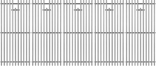 19-1/4" Stainless Steel 5 Cooking Grates Replacement Parts for Bull Angus 40" Grill 57568 57569 57568CE 57568AGA 57569CE Brahma Lion Premium L90000 57569CE 57569CE And Cal Flame Gas Grill 16517