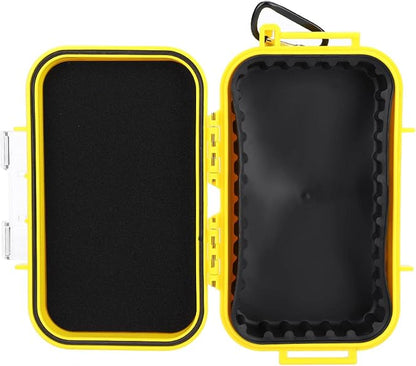 Tiiyee Waterproof Storage Case Dry Box Shockproof Airtight Fishing Outdoor | Airtight Protective Hard Shell Case Wet Dry Box for Survival Storage Fishing & Outdoor Gear, 6.29 * 3.54 * 1.57in