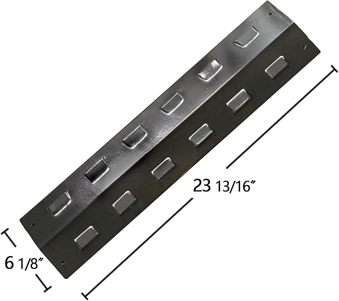 Hongso 23-13/16" Porcelain Steel Heat Plate Shield, Burner Cover Replacement for Charbroil 463722713 463722712 463731008, Kenmore 16103 415.16112010 415.16200010, Thermos 85-1623-0, G305-0007-W1 98401