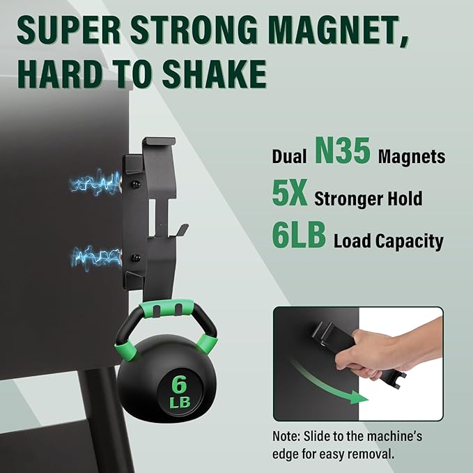 Strong Magnetic Power Cord Organizer, Goldusk All-Metal Cable Holder with Built-in Hook for Most BBQ Wood Pellet Smoker Grills Accessories for Traeger, for Pit Boss, for Z Grill &More (Indoor/Outdoor)
