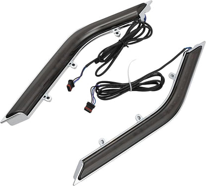 TCT-MOTORPARTS LED Radiator Grill Panels Light Fits for Honda Goldwing GL1800 Tour 2018-Up 2023