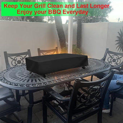 Grill Cover for Royal Gourmet 3 Burner PD1305H Propane Gas Grill and Griddle Combo, Griddle Cover for Royal Gourmet 3-Burner Tabletop Grill 600D Waterproof Heavy Duty Outdoor