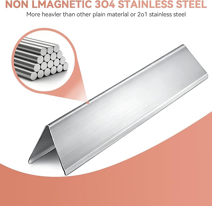 7636 Flavorizer Bars for Weber Spirit II E-310 & E-310 300 Series E320 E330 E315 S310 S320 S330 with Front Control, Stainless Steel Flavorizer Bars for Weber Spirit II GS4 67046 69797 68843, 5 Pack