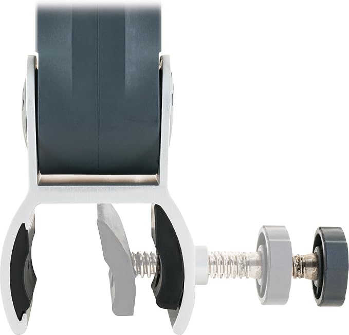 SCHWAIGER Grill Light, LED Grill Light with Screw Clamp, 180° Tilting & 360° Rotatable for Individual Lighting, Heat-resistant Grill Lighting, Battery Operated Light for BBQ