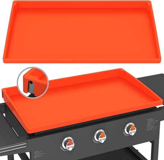 Silicone Griddle Mat Cover for Blackstone - 28XL Inch True All-Encompassing Coverage Heavy Duty Food Grade Grill Buddy Mat, All Season Cooking Surface Protective Cover
