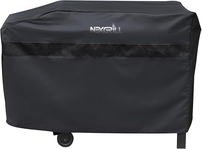 Nexgrill 42-Inch Griddle Cover, Heavy Duty Water Resistant Flat Top Grill Cover with Adjustable Strap and Air Vent, All-Season Outdoor Barbecue Griddle Protection – 700-0785