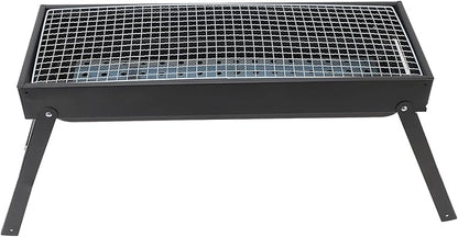 Luocute Barbecue Grill, Portable Charcoal BBQ with Folding Design, Removable Parts for Easy Cleaning, Iron Material for Outdoor Cooking Camping Picnics