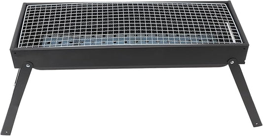 Luocute Barbecue Grill, Portable Charcoal BBQ with Folding Design, Removable Parts for Easy Cleaning, Iron Material for Outdoor Cooking Camping Picnics