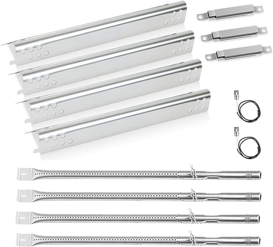 Grill Replacement Parts for Charbroil Performance 4 Burner 463342119, 463332718, 463347017, 463361017, 463673017, 463376018P2, G470-5200-W1 Burner G470-0004-W1A Heat Plate for 463342119, 463332718