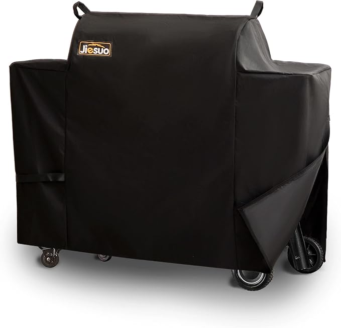 Grill Cover for Traeger Ironwood 885, Heavy Duty Waterproof Pellet Grill and Smoker Cover, Special Zipper Design