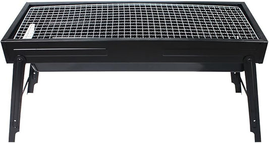 Portable Stainless Steel Grill, Home Charcoal Grill and Outdoor Folding Grill, Perfect for Traveling, Outdoor Cooking and BBQ, Camping, Picnics.