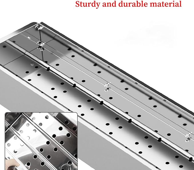 Barbecue Grill,Portable Charcoal Foldable Grill, 80cm Grills Outdoor Cooking for Travel, Camping Smoker BBQ Grill for Outdoor Cooking,Camping,Backyard (Color : /Silver, Size : B)