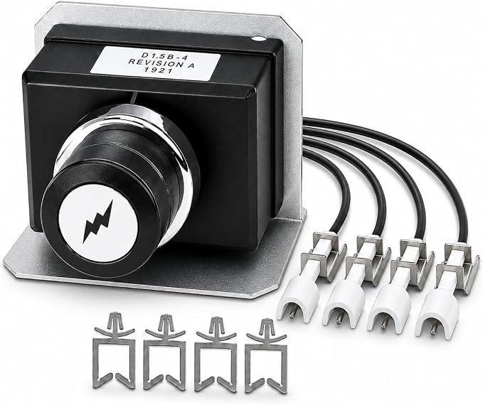 GRISUN 7629 Igniter Kit for Weber Genesis E-330 S-330 Grill 2011 Newer | Electronic igniter replacement for Weber part 65946,fits Genesis 300 series 2011-newer front control panel