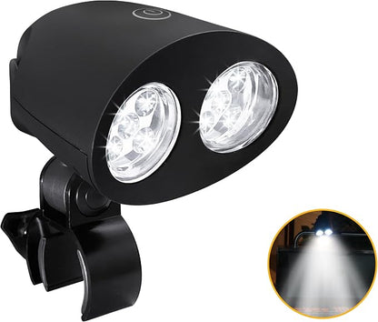 Grill Lights with 10 LED Lights, Grill BBQ Lights with Aluminum Clip, BBQ Grill Accessories Suitable for Outdoor, Barbecues and Cycling Lighting, Gifts for Men