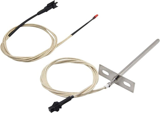 RTD High-Temperature Meat Probe Sensor BBQ Temperature Probe Sensor RTD Temperature Probe Sensor Replacement for All Pit Boss 700 and 820 Series Wood Pellet Smoker Grills Digital Control Meat Probe