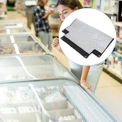 VOSAREA Freezer Top Cover: Waterproof Thermal Insulation Blanket for Refrigerator Covers Outdoor Indoor Use - Sun Protection for Mini Fridge Chest Freezer And Beverage Coolers